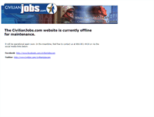 Tablet Screenshot of civilianjobs.com